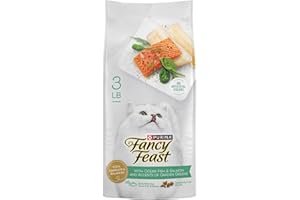 Purina Fancy Feast Dry Cat Food with Ocean Fish and Salmon - 3 lb. Bag