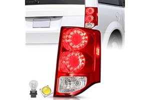 TUSDAR Tail Lights Assembly Replacement for 2011-2020 Dodge Grand Caravan OE LED Tailight Brake Rear Light RH (Right/Passenger Side)