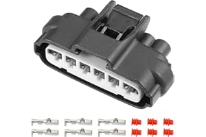 X AUTOHAUX 1 Set 6 Pin Throttle Position Sensor Connector Adapter Plug Clip Kit Replacement Universal for Car Throttle Position Sensor