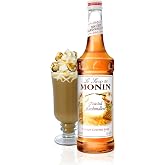 Monin Toasted Marshmallow Syrup for Drinks - 750 ml / 25.4 fl oz | Toasted Marshmallow Syrup Flavoring for Coffee, Milkshakes, Cocktails, Mochas, Lattes &amp; More, Naturally Flavored, Non-GMO