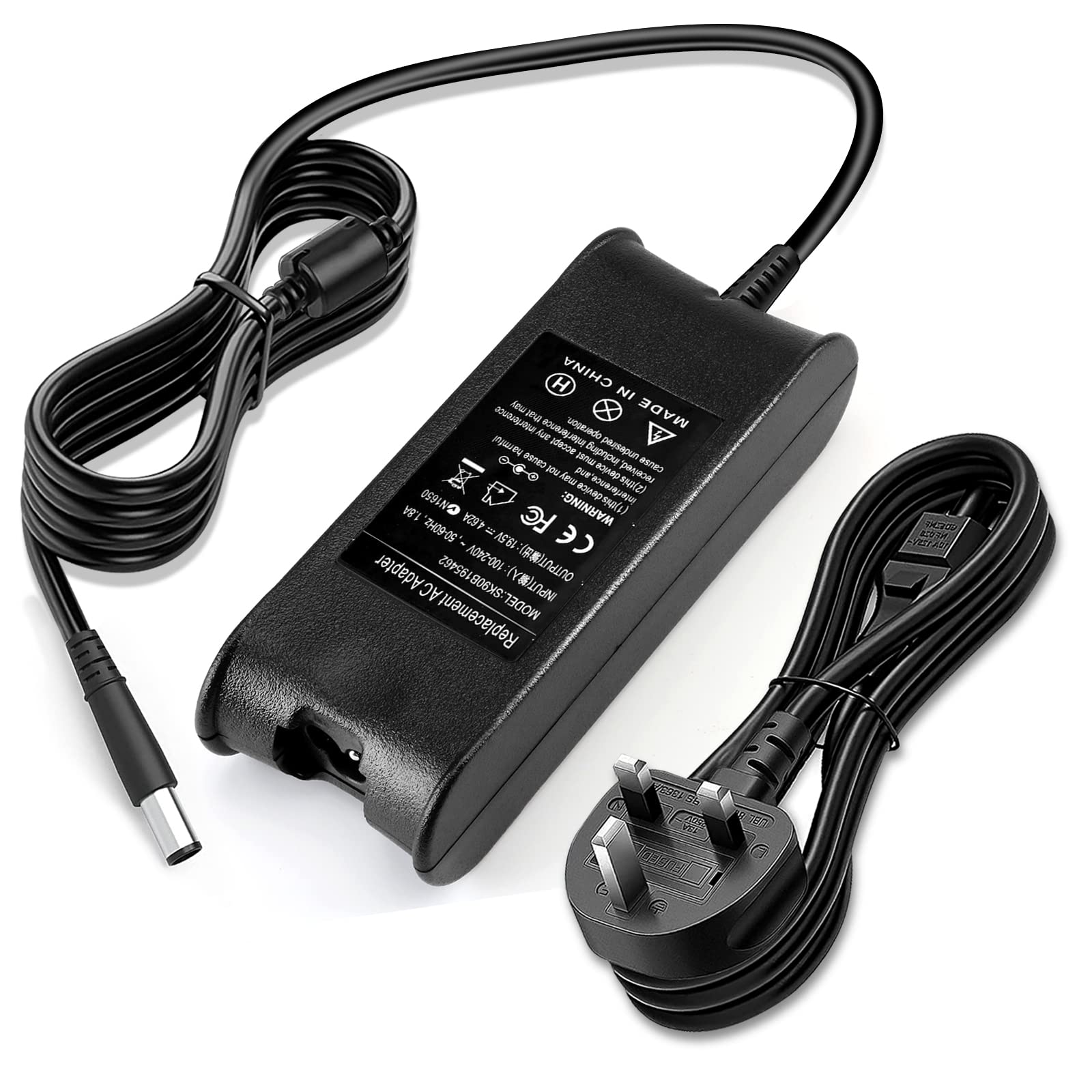 Givehooy 90W Laptop Charger Compatible with Dell Latitude E6230 E6330 E6400 E6410 E6420 E6430 E6440 E6500 E6520 E6530 E6510 E7240 E7250 E7440 5480 5580 7280 7480 7390 7490 Chromebook 11 3120 3180