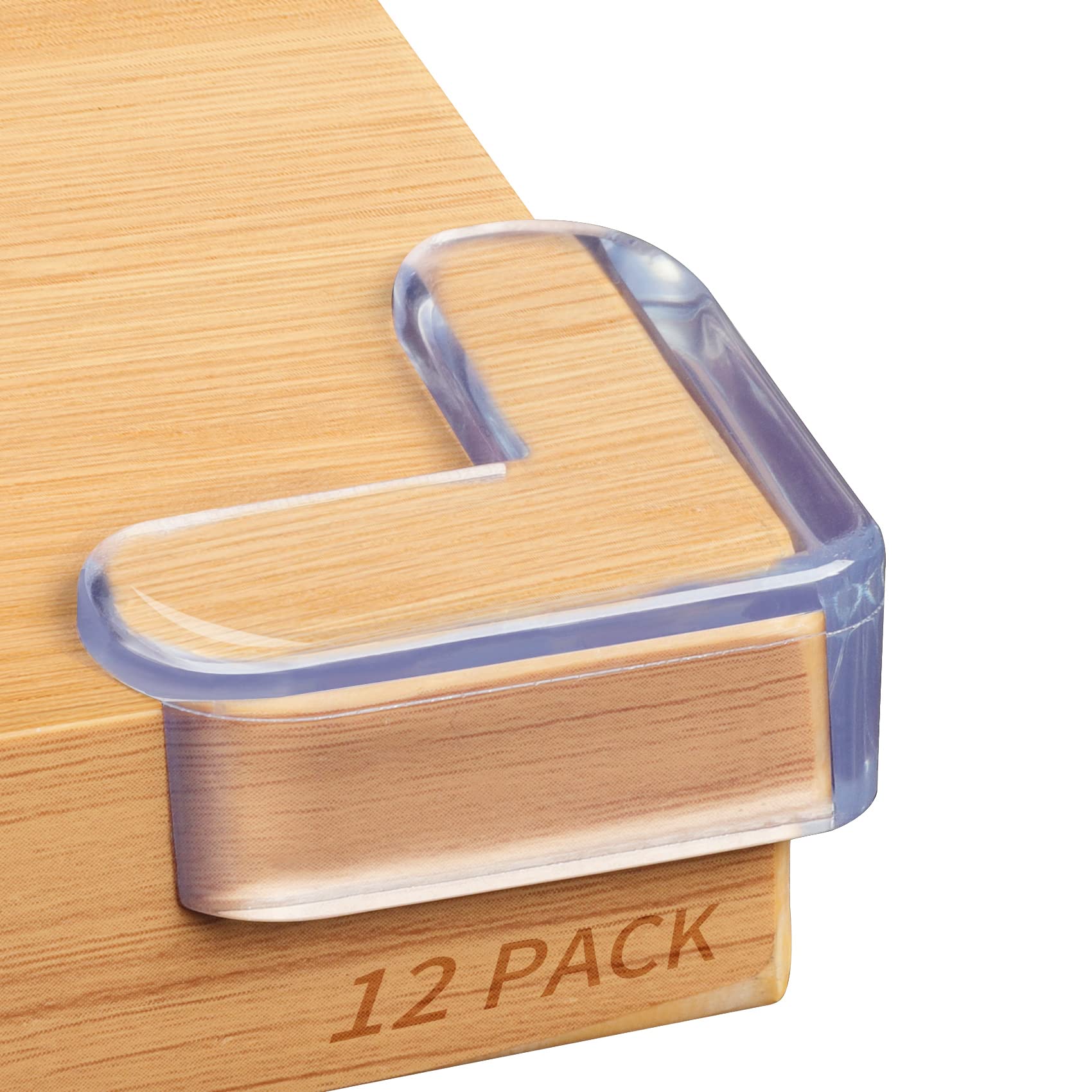 Photo 1 of 12 Pack Corner Protector for Baby: Baby Proofing Safety Corner Clear Furniture Tablet Corner Protection| Protectors Guards, Baby Proof Bumper & Cushion to Cover Sharp Furniture & Table Edges(L Shape)
