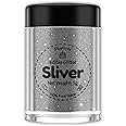 Shanlinly Silver Edible Glitter for Cakes Drinks - Food Grade 5g Shimmer Luster Glitter Dust Edible Glimmer Powders for Strawberries, Sprinkle on Sparkle, Chocolate, Cookie, Cupcake, Cocktail, Vegan