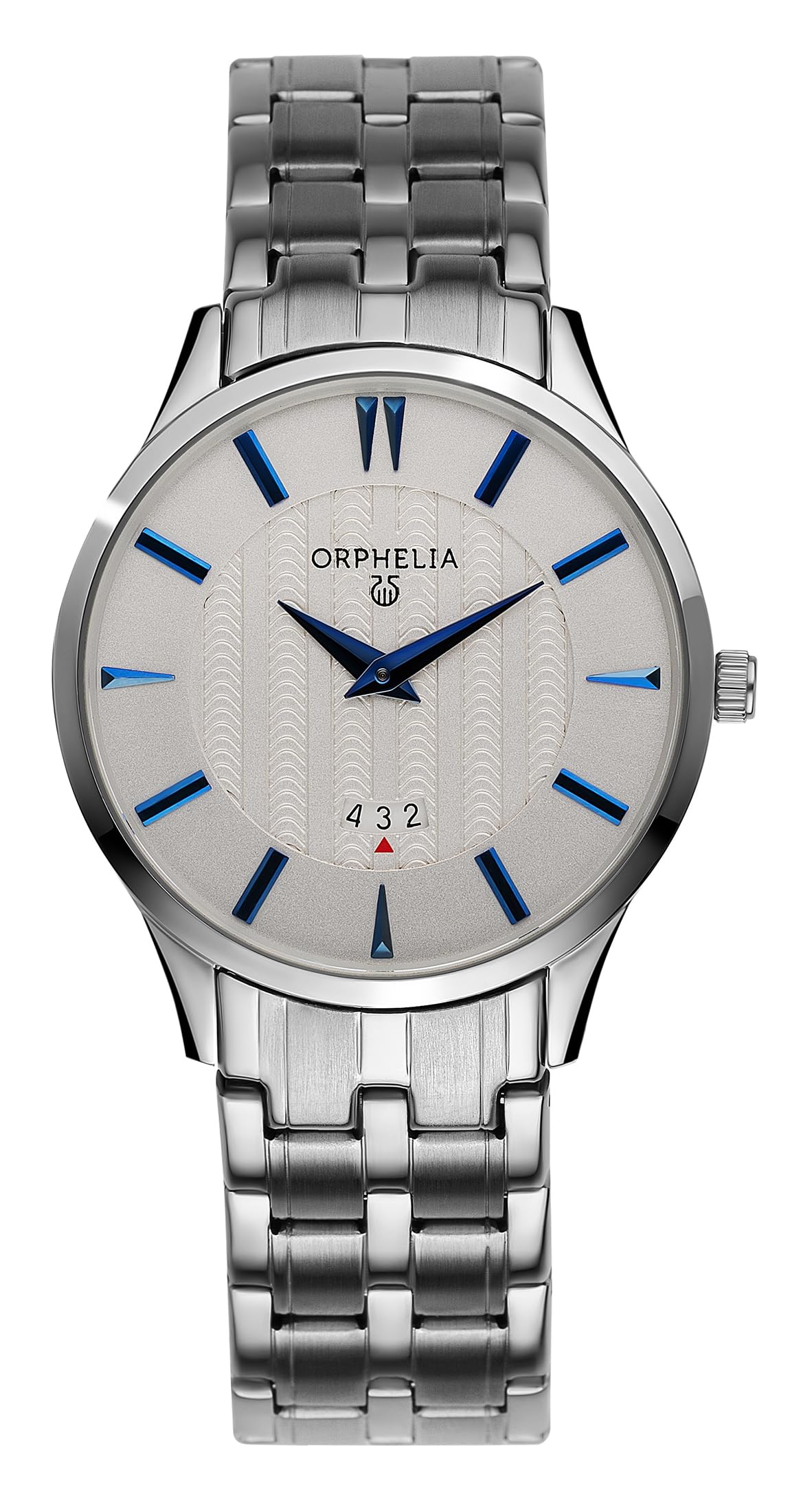 Orphelia Men's Quartz Watch The Flatline with Metal Strap