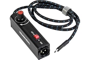 WisWinDa Pro101C Type-C/USB-C to XLR Isolation Box with Volume Controller and Ground Lift Switch Build-in Cord Length 3.3ft with USB-C Plug (Pro 101C)