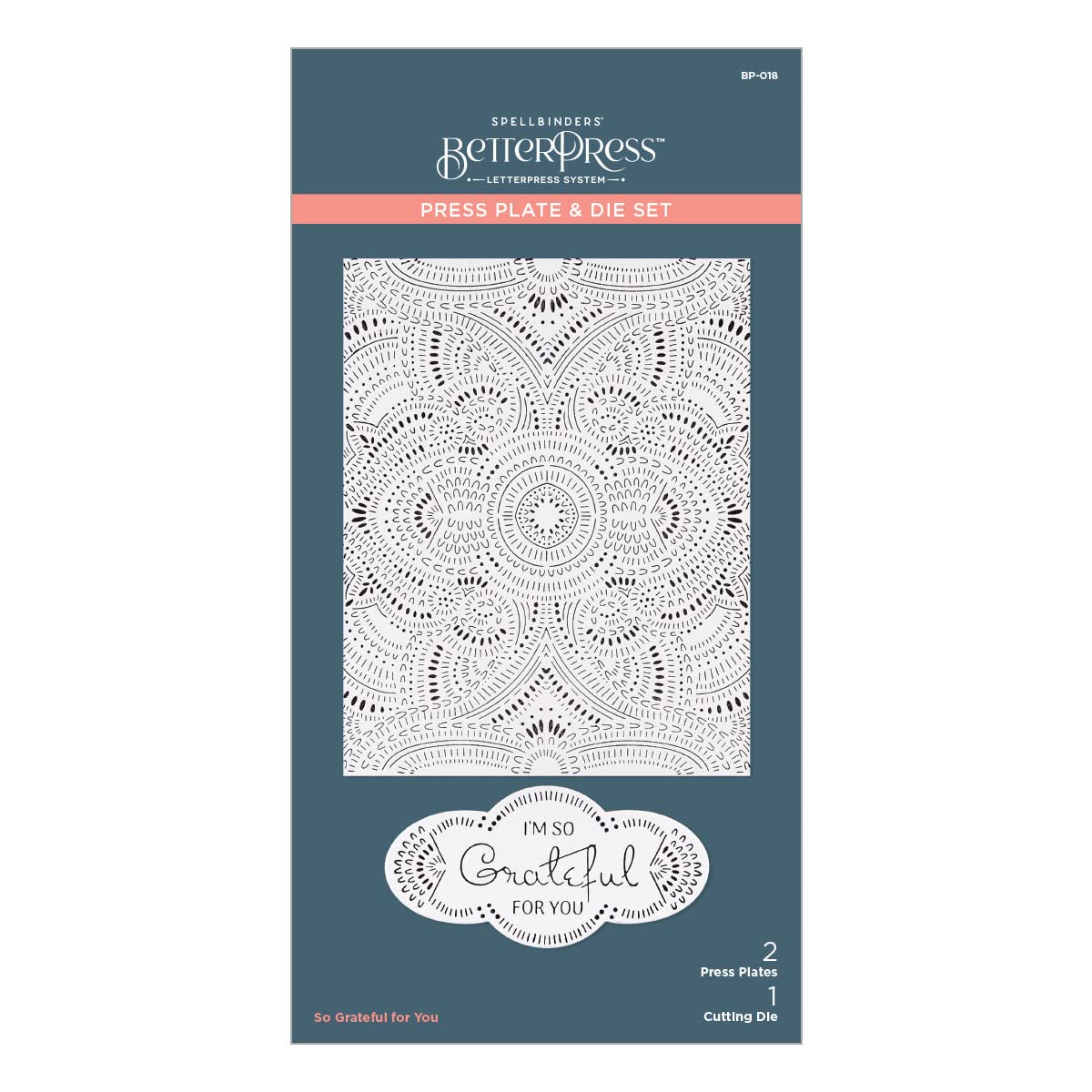 So Grateful for You Betterpress Plate