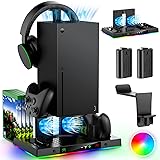 Upgrade Cooling Fan&Dual Charging Stand for Xbox