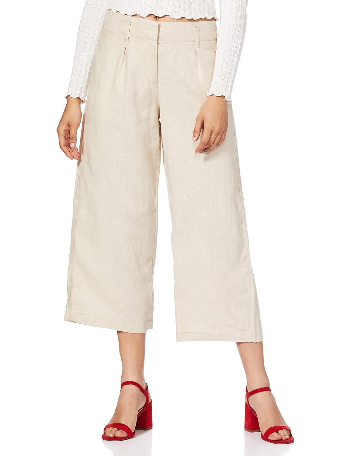 Buy Annabelle By Pantaloons Women's Straight Fit Relaxed Pants at Amazon.in