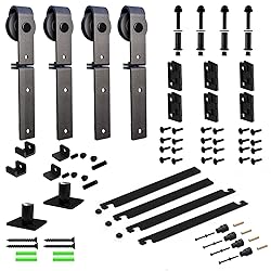 CCJH 6.6FT/80'' Bi-Folding Barn Door Hardware