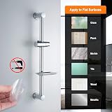 Ibergrif M20802-1 Shower Riser Rail 57cm No Drilling Chrome view 4
