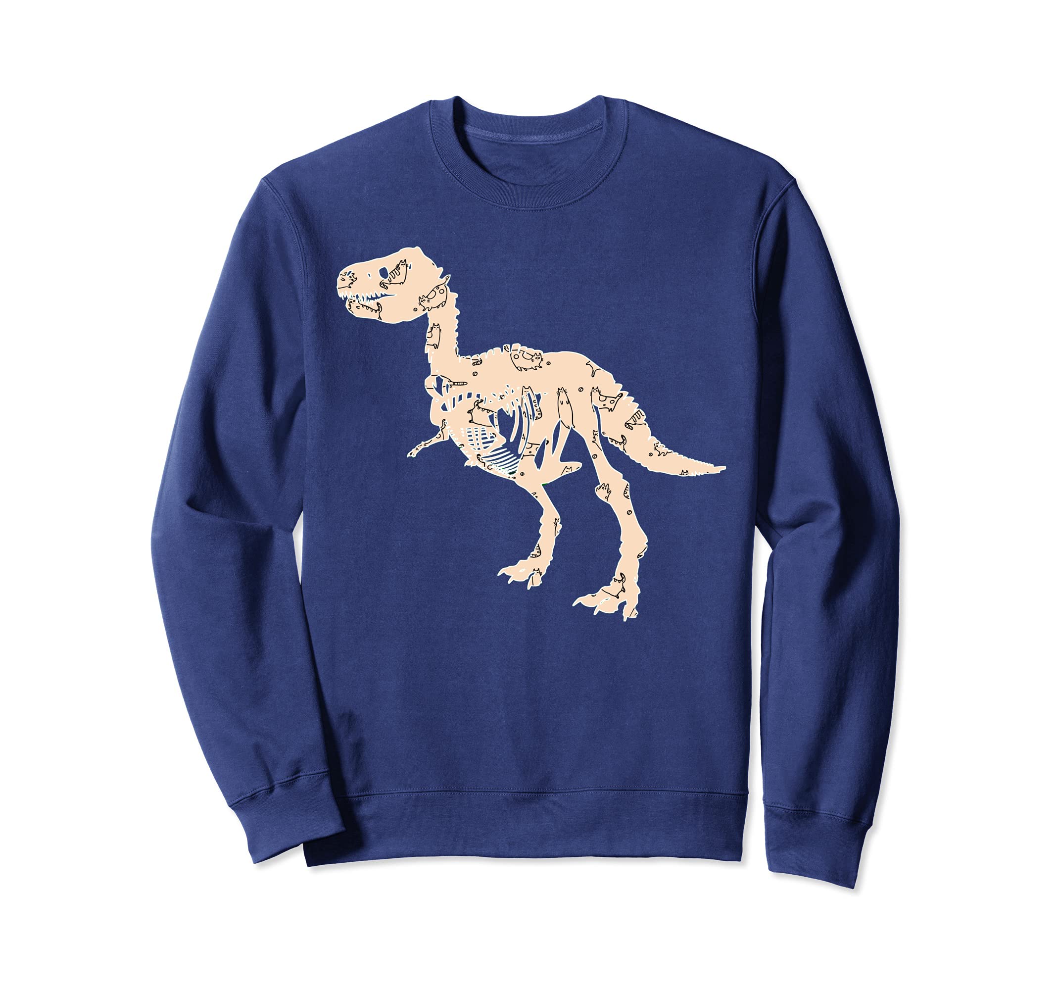 Tyrannosaurus Rex Animal T-Rex Creepy Dinosaur Sweatshirt