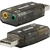 Theo&Cleo USB 2.0 Audio Headset Microphone Jack Converter Adapter