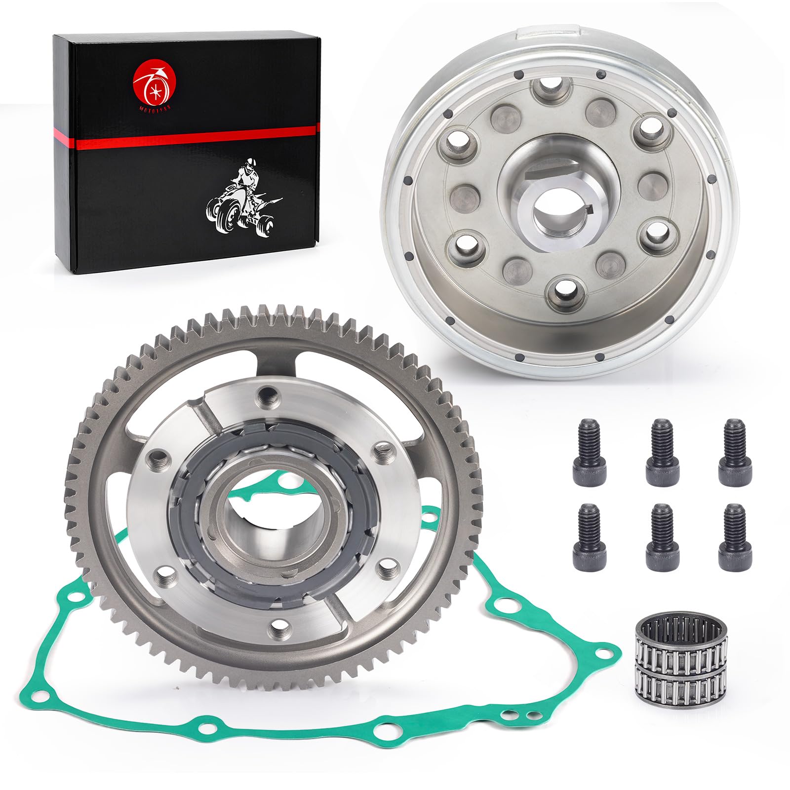 Photo 1 of ***See Notes***Starter One Way Clutch Kit & Flywheel rotor for Honda Sportrax 400 TRX400EX 1999-2008 TRX400X 2009 2012-2014