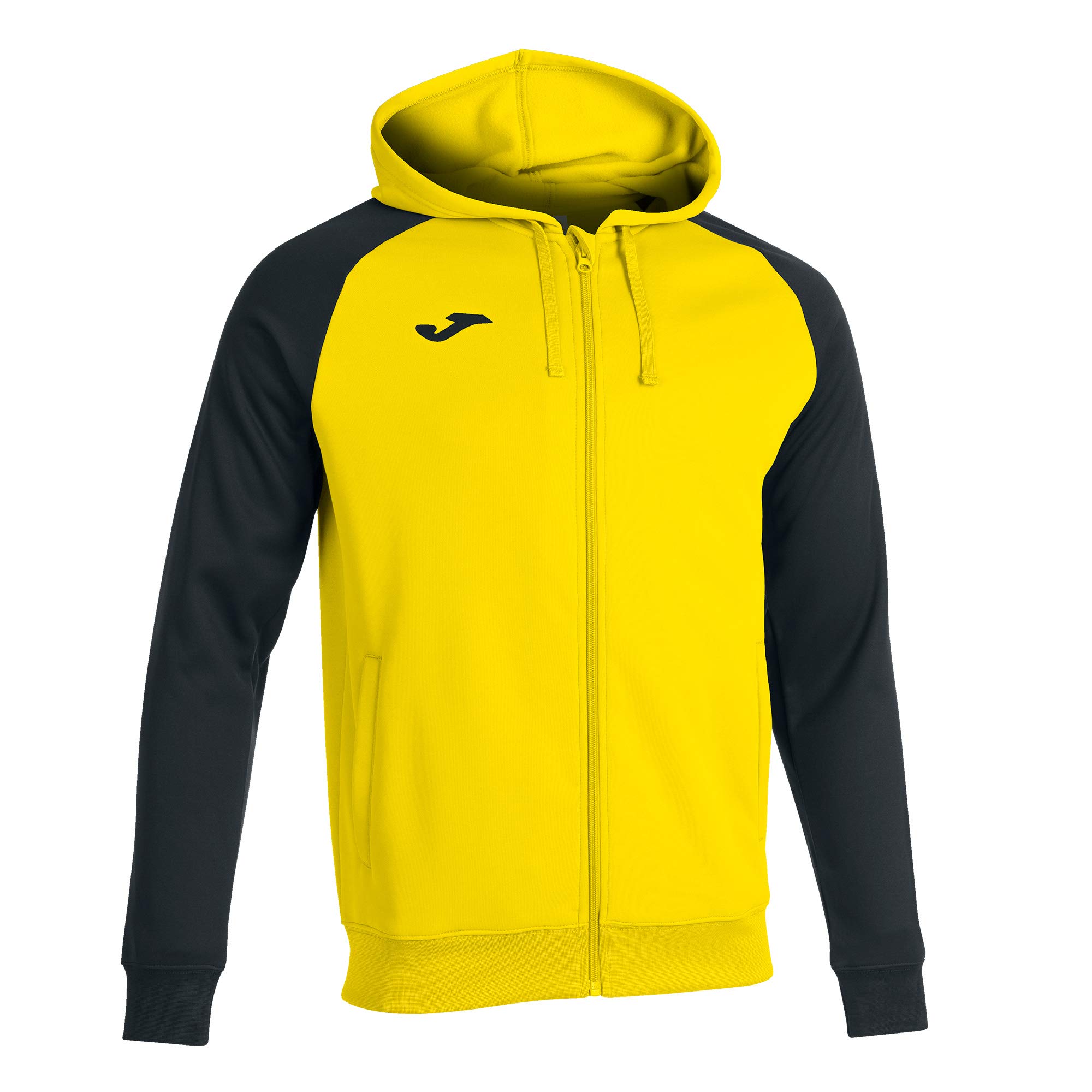 Joma Men's Academy Iv Hooded Sweatshirt, Yellow-Black, XXS