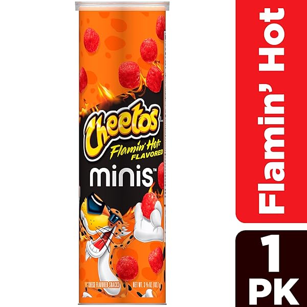 MINIS CHEETOS CANISTER – FLAMIN’ HOT BITES