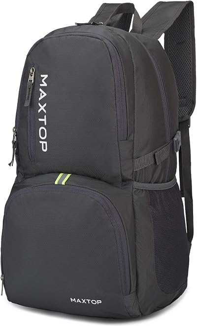 MAXTOP 40L Backpack Ultra Lightweight Packable Foldable Rucksack Water Resistant
