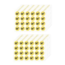 Mobiusea Creation 480pcs Price Stickers | 50 Cent