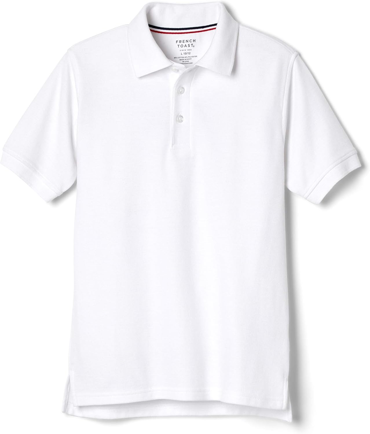 French Toast Boys' Short Sleeve Pique Polo Shirt (Standard & Husky): Clothing