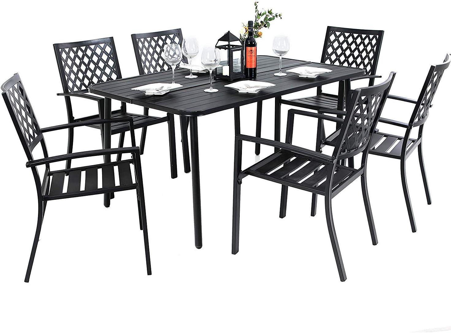 Best 7 piece metal outdoor dining set