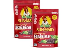 Sun-Maid California Sun-Dried Raisins - (2 Pack) 32 oz Resealable Bag - Dried Fruit Snack for Lunches, Snacks, and Natural Sweeteners
