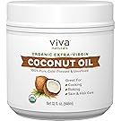 Viva Naturals Organic Extra Virgin Coconut Oil, 32 Ounce