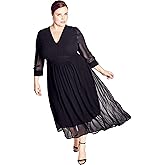 Arna York Womens Arnayork Plus Size Dress After Dark