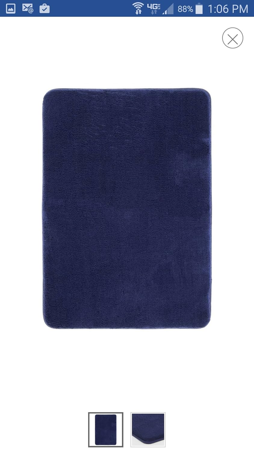 Target Mohawk memory foam bath mat 17x24 Home & Kitchen