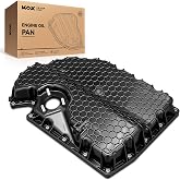 KAX Engine Oil Pan for Tiguan, Q3, Passat, GTI, Golf Alltrack, Beetle, A3 | VWP55A with Drain Plug &amp; Gasket Compatible with A3 Quattro, Golf, Jetta, Golf SportWagen, S3, Golf R, TT Quattro, TTS Quattro