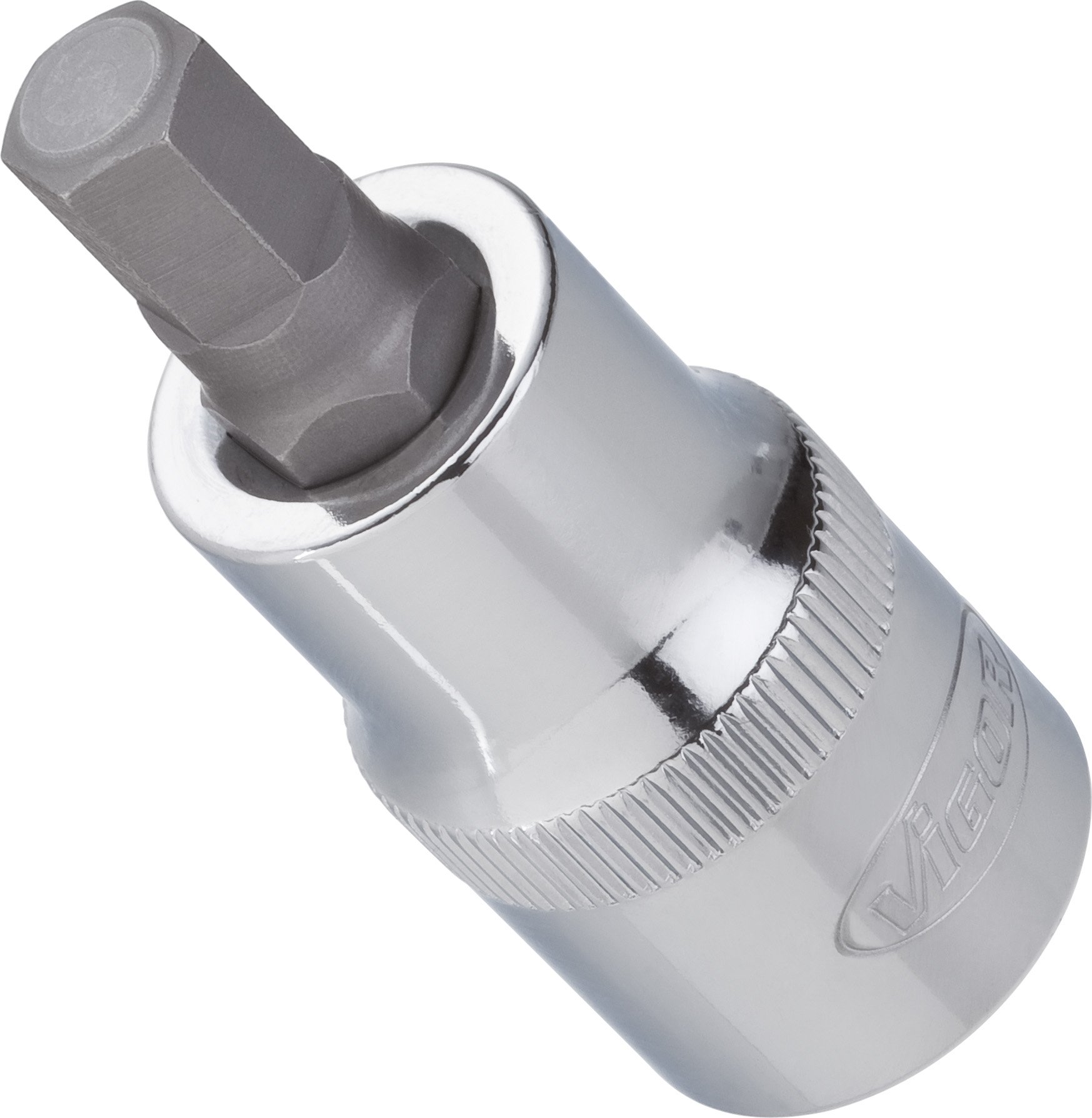 Vigor V2103 Hexagon Socket Screwdriver Bit, 7 mm, L 55 mm, 1/2"