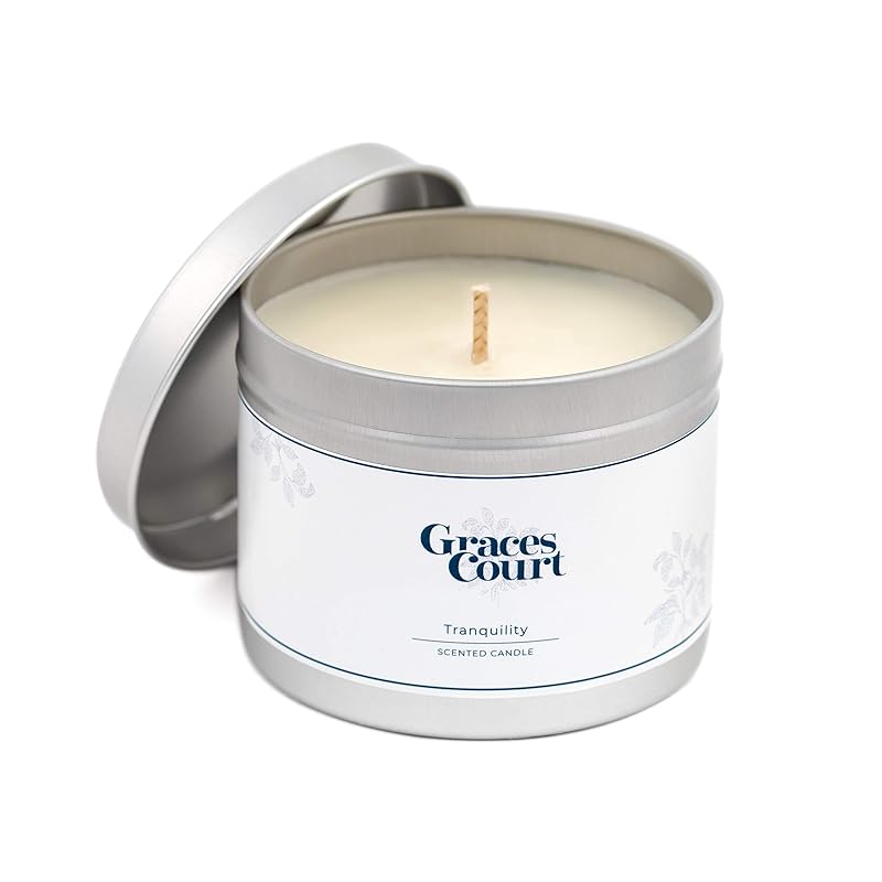 Tranquility Spa Scented Candle 225grams Graces Court Amazon.co.uk