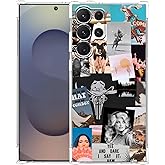 malegaon Cowboy Cowgirl Case for Samsung Galaxy S25 Ultra,Western Country Art Collage,Soft TPU Full Cover Case for Galaxy S25 Ultra