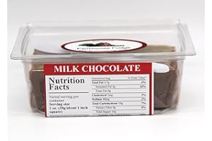 Farmhouse Fudge: Milk Chocolate Fudge - Fresh Fudge with Butter and Cream, No Marshmallows! Perfect treat for everyone! Grab & Go Fudge container (8 Ounce)