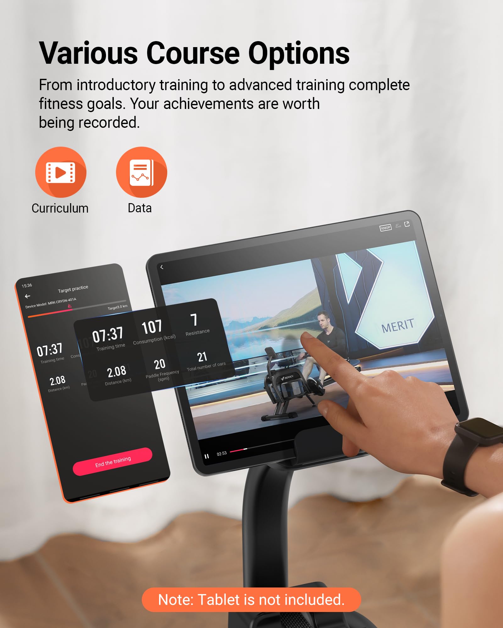 MERACH Rowing Machines for Home, Magnetic Rowing Machine with 16 Levels, Rower Machine of Quiet Resistance, Dual Slide Rail with Max 350lbs Weight Capacity, App Compatible