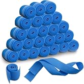 25 Pack Disposable Tourniquets - Latex-Free First Aid Tourniquet Kit, 1" X 18" Blue Elastic Tear-Resistant Tourniquets for Medical Emergency &amp; Nursing Supplies Essentials for Outdoor Sport