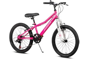 AVASTA Govet 20'' Kids Mountain Bike for 6-12 Years Old Boys Girls with Suspension Fork, 6 Speeds Drivetrain, Multiple Colors