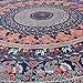 Craftozone Tapestry Hippie Bohemian Indian Elephant Mandala Tapestry Throw Wall Hanging Gypsy Bedspread (Twin (84x55))