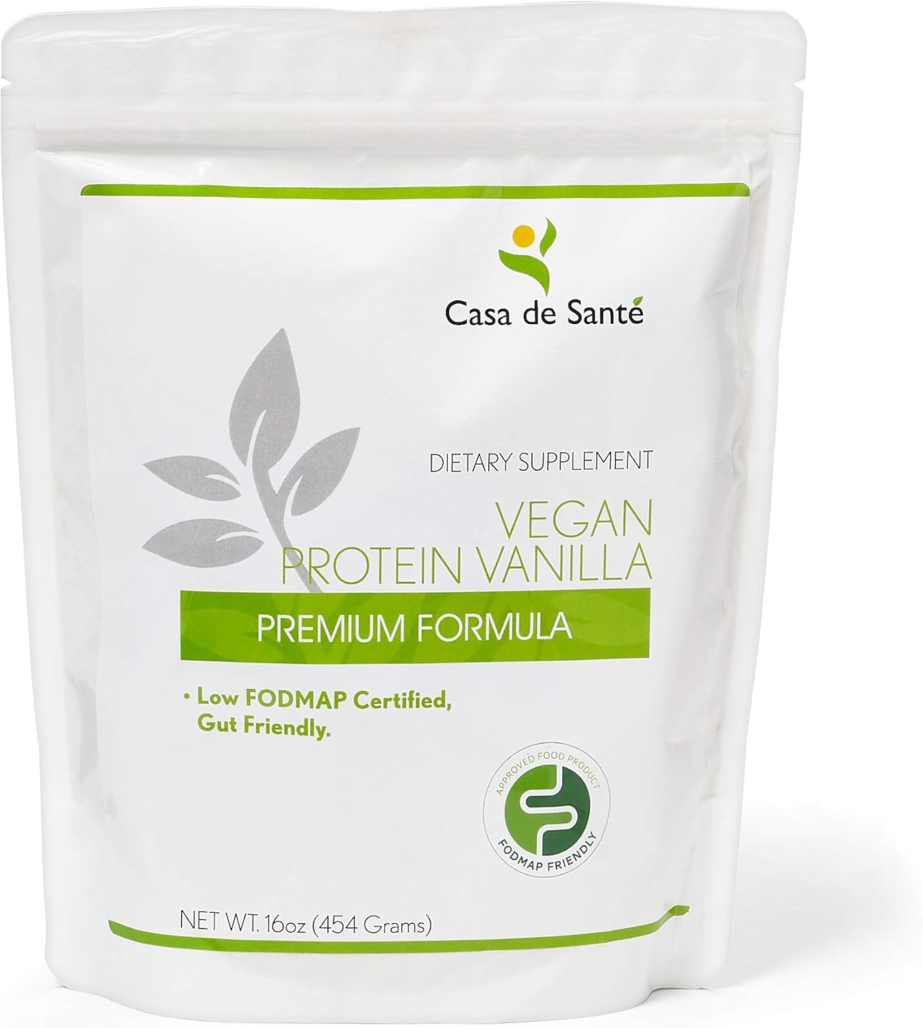 Low FODMAP Certified Vegan Protein Powder for IBS & SIBO Gluten & Dairy
