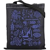 ZJXHPO BG3 Tote Bag Astarion Game Reusable Grocery Shopping Bag Astarion Shoulder Bag BG3 Gamer Gift (BL DD Tote)