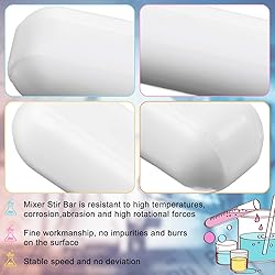 Weewooday 24 Pieces PTFE Magnetic Mixer Stirrer