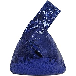 SquarePie Sequin Evening Bag Wrist Handbag Glitter Clutch Phone Wallet Purse Portable Pouch