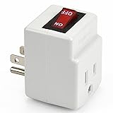 3 Prong Grounded Single Port Power Adapter for