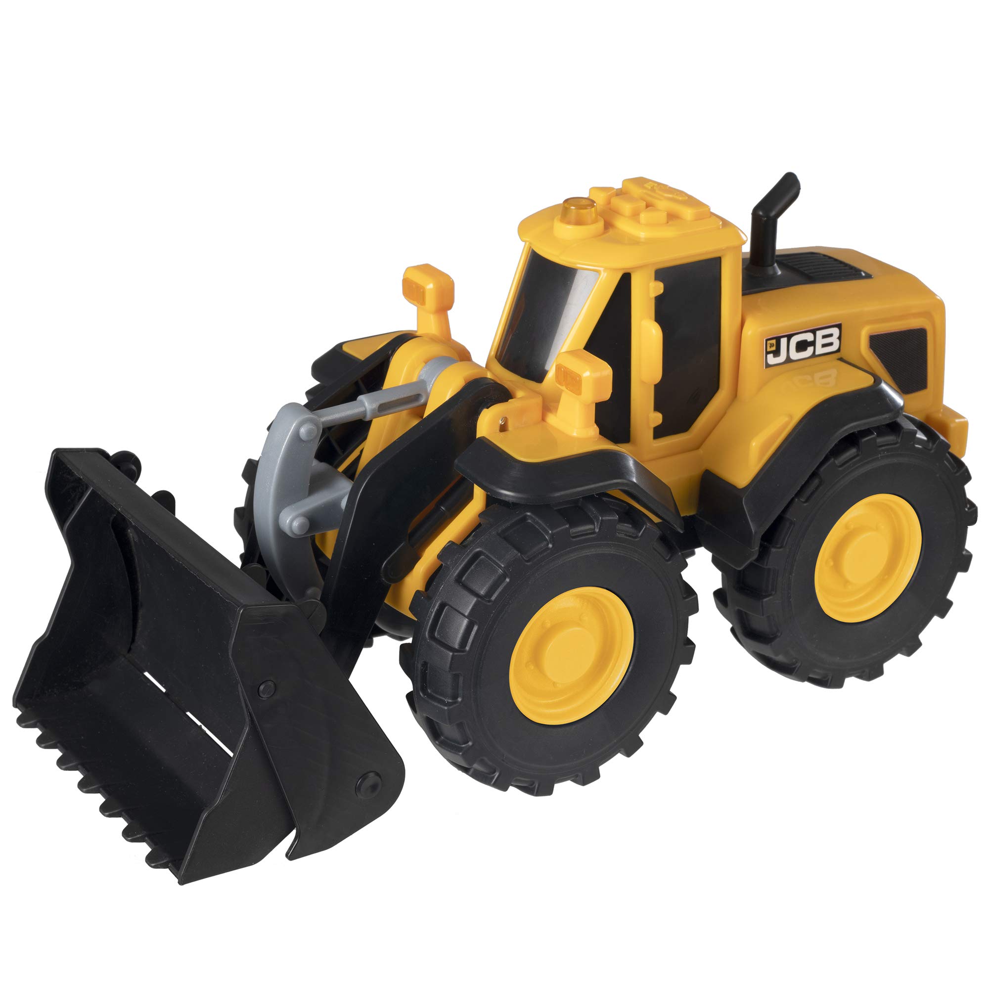 HTI JCB MIghty Moverz - Kids Toys - JCB Construction Wheeled Loader Truck Toy - Kids' Play Figures & Vehicles - Construction Vehicles and Trucks - 2 Year Old Boy and Girl Plus 1416888