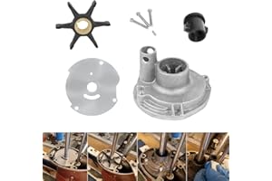 382468 0382468 Water Pump Impeller Kit Fit for Johnson Evinrude BRP OMC 1953-1978 10 15 18 20 25HP Replace for 18-3377 777806
