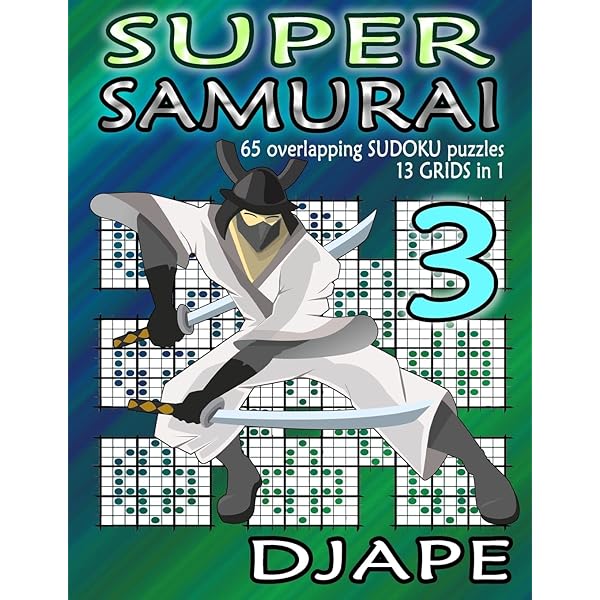 Super Samurai Sudoku: 64 overlapping puzzles, 13 grids in 1