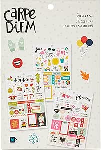 Buy Simple Stories Carpe Diem Emoji Love Sticker Tablet Online in India