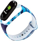 Tikkers Series 1 Kids Activity Tracker Blue Camo Silicone Strap TKS01-0003 view 7