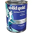 Solid Gold High Protein Wet Dog Food - Barking at The Moon Grain Free with Real Beef - 6Ct/13.2Oz Can