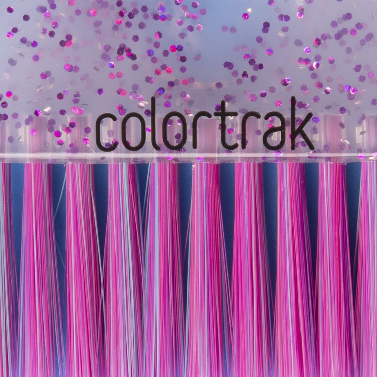 Colortrak 3 Pack Colours Tint Brushes, Multicolor Glitter Brush Trio, Colorful Blend of Soft Feathered Bristles, Cosmic Multicolor Glitter Handle, 3 Brushes Per Pack, 3.5 x 11 inch Pack : Beauty