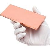 C110 Copper Flat Bar 4.7"x2"x0.2", 1 Pack | （120mm x 50mm x5mm）, Film Attached, No Scratches, 5mm Copper Plates ,for DIY, Plate Mill, Electrical, Repair
