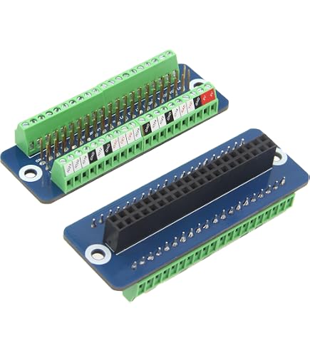 Breakout Board Freenove Avec Borniers Et LED Pour Raspberry Pi 5 / 4B / 3B+ Et Plus